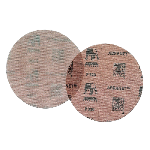 Фото товара "ABRANET Шлифовальный круг, сетчатая основа из полиамида, 125 мм, без отверстий, Р100"