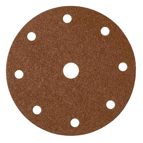 Фото товара "COARSE CUT Шлифовальный диск, укрепленная бумага, оксид алюминия, 9 отверстий, 150 мм, Р40"